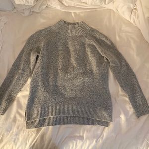 Grey Turtleneck Sweater
